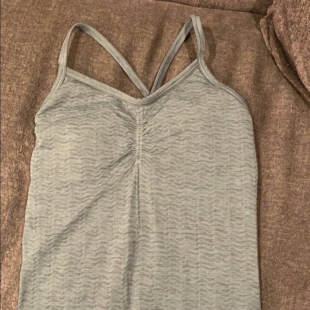 Athleta grey work out tank